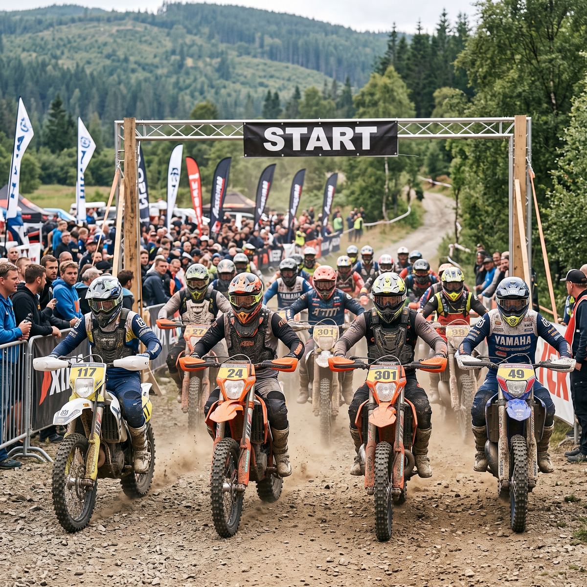 ATM MOTO на чемпионате по эндуро