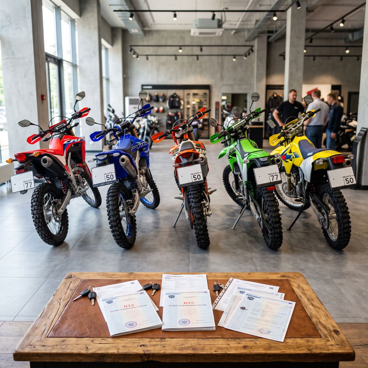 Поступление новых эндуро с ПТС в ATM MOTO