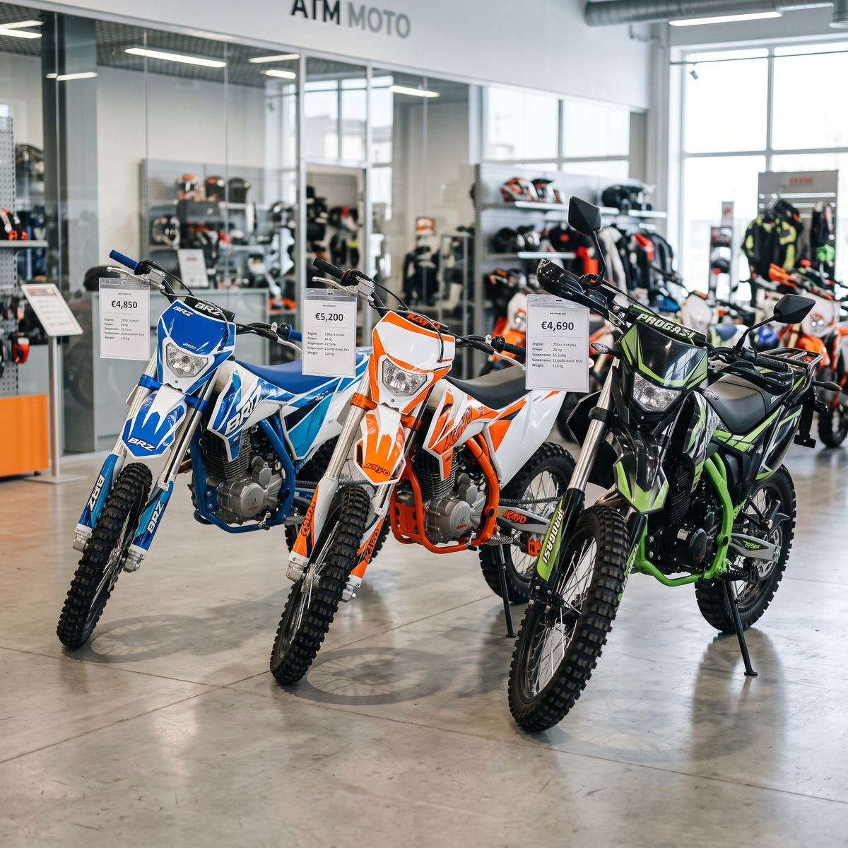 Рейтинг лучших эндуро 2026 года — BRZ Enduro 250 — лучший баланс цены и проходимости
